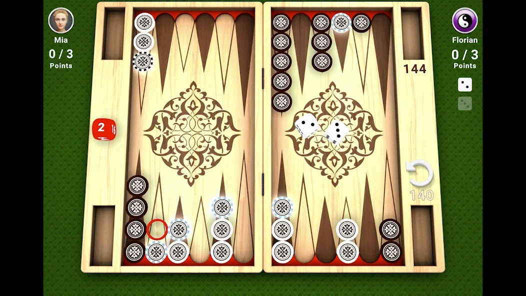 Backgammon -  Board Game  [МОД Много монет] Screenshot 5