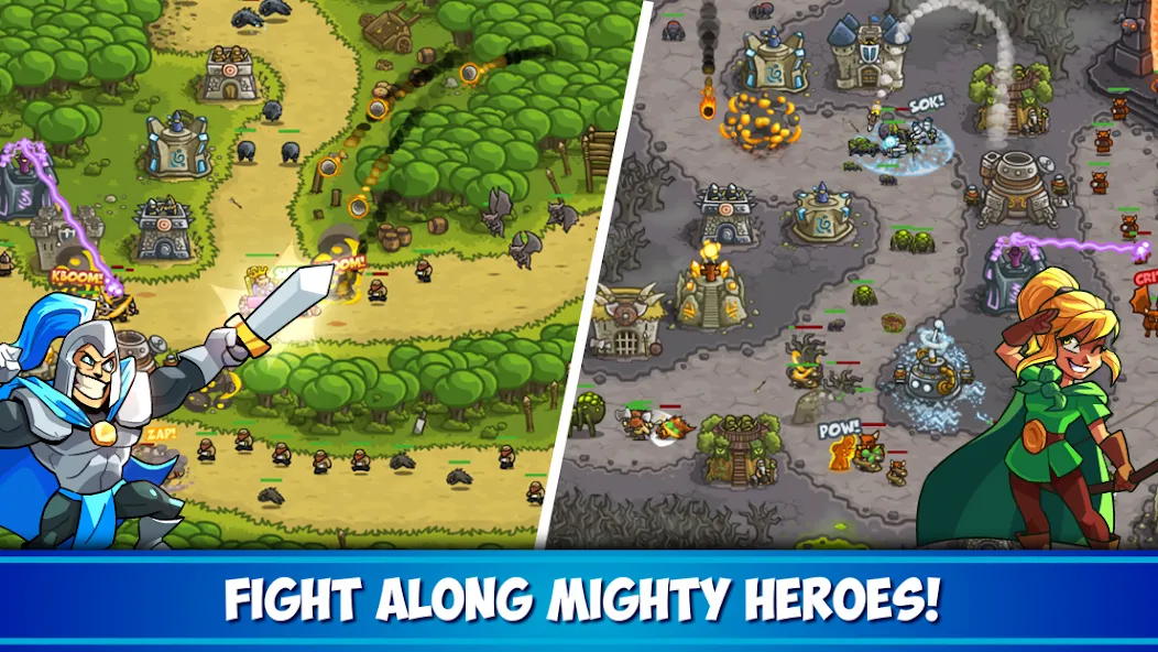 Kingdom Rush Tower Defense TD (Кингдом Раш)  [МОД Menu] Screenshot 3