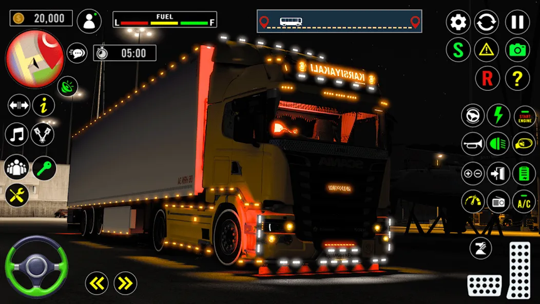 US Truck City Transport Sim 3d  [МОД Unlocked] Screenshot 5