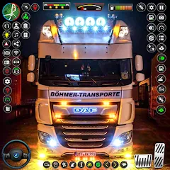 Взлом US Truck City Transport Sim 3d  [МОД Unlocked] - последняя версия apk на Андроид