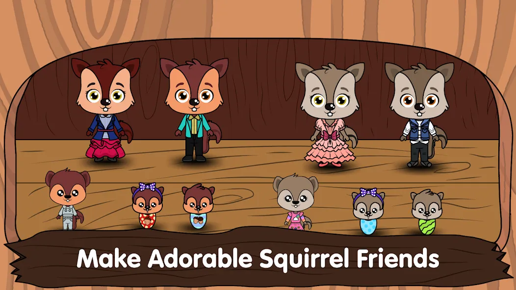 Animal Town - My Squirrel Home  [МОД Unlocked] Screenshot 3