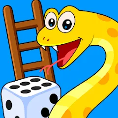 Скачать взломанную Snake and Ladder Games  [МОД Меню] - стабильная версия apk на Андроид