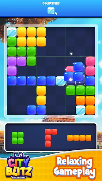 City Blitz-Block Puzzle Blast (Блок Головоломка Кинг)  [МОД Mega Pack] Screenshot 2