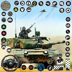 Скачать взлом Tank Fury: Battle of Steels  [МОД Все открыто] - полная версия apk на Андроид