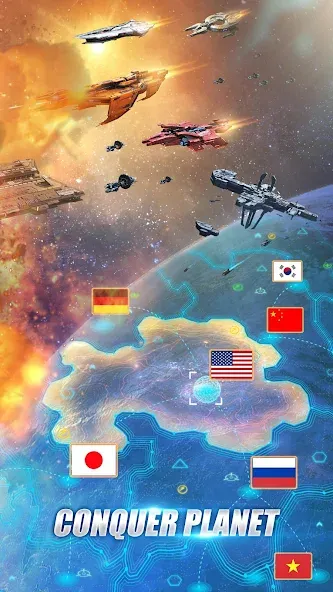 Galaxy Battleship (Гэлакси Батлшип)  [МОД Все открыто] Screenshot 4