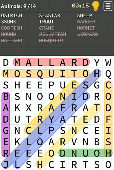 Word Search (Уорд Срч)  [МОД Много монет] Screenshot 1