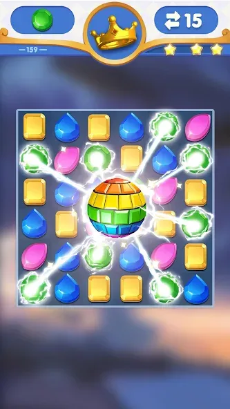 Dragondodo - Jewel Blast  [МОД Unlimited Money] Screenshot 1