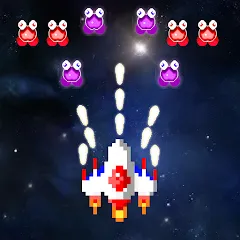 Взломанная Galaxiga Retro Arcade Action (Галаксига Ретро Аркейд Экшн)  [МОД Меню] - полная версия apk на Андроид