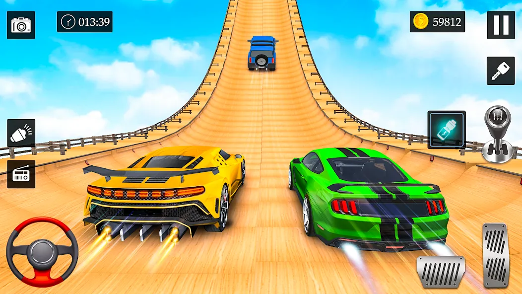 Ramp Car Stunt Racing Game (Крейзи Кар Стантс)  [МОД Бесконечные деньги] Screenshot 2