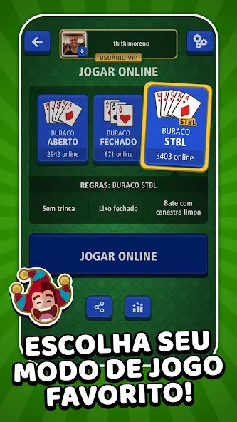 Buraco Jogatina: Card Games (Бурако Жогатина)  [МОД Unlocked] Screenshot 3