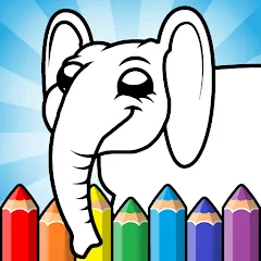 Взломанная Easy coloring pages for kids  [МОД Много денег] - полная версия apk на Андроид