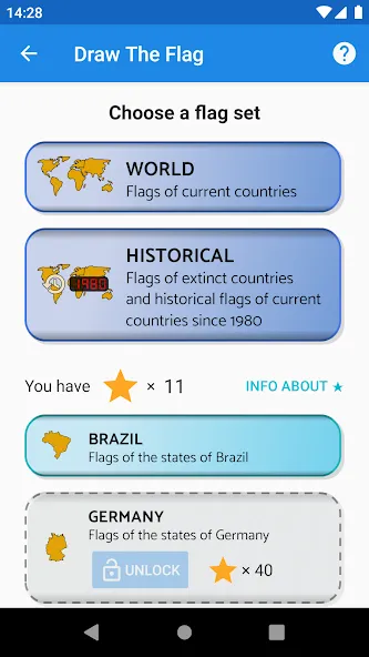 Draw The Flag - Quiz & Maker  [МОД Menu] Screenshot 2