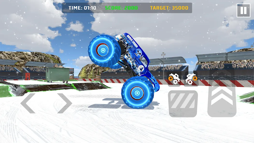 Car Games: Monster Truck Stunt (Монстртрак стант)  [МОД Меню] Screenshot 2