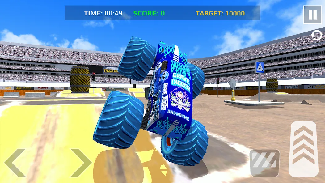 Car Games: Monster Truck Stunt (Монстртрак стант)  [МОД Меню] Screenshot 3