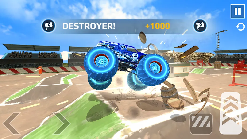 Car Games: Monster Truck Stunt (Монстртрак стант)  [МОД Меню] Screenshot 4