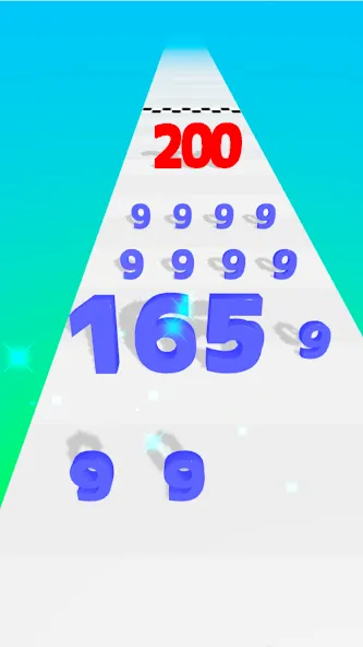 Number Master: Run and merge (Намбер Мастер)  [МОД Бесконечные деньги] Screenshot 4