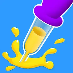 Взломанная Paint Dropper: draw puzzle (Пэйнт Дроппер)  [МОД Mega Pack] - полная версия apk на Андроид