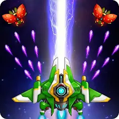 Взломанная Galaxy Attack - space shooting (Гэлакси Атак)  [МОД Unlocked] - стабильная версия apk на Андроид