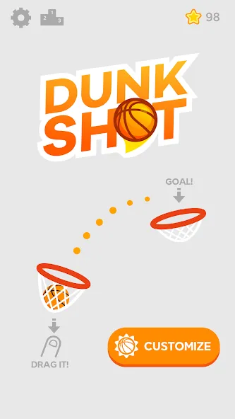 Dunk Shot (Данк Шот)  [МОД Меню] Screenshot 1