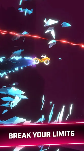 Rider Worlds - Neon Bike Races (Райдер Ворлдс)  [МОД Mega Pack] Screenshot 1