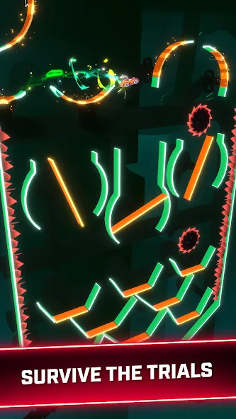 Rider Worlds - Neon Bike Races (Райдер Ворлдс)  [МОД Mega Pack] Screenshot 2