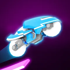 Взломанная Rider Worlds - Neon Bike Races (Райдер Ворлдс)  [МОД Mega Pack] - полная версия apk на Андроид