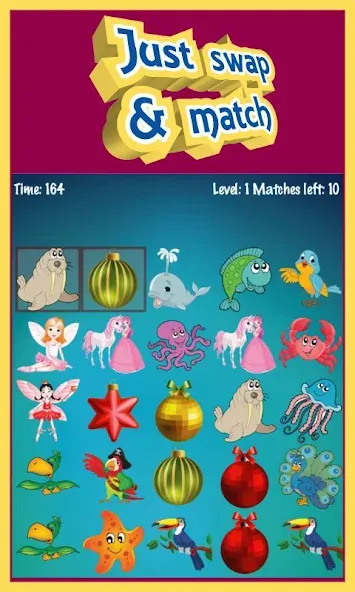 Sweet Match 3 Puzzle Game  [МОД Бесконечные деньги] Screenshot 1