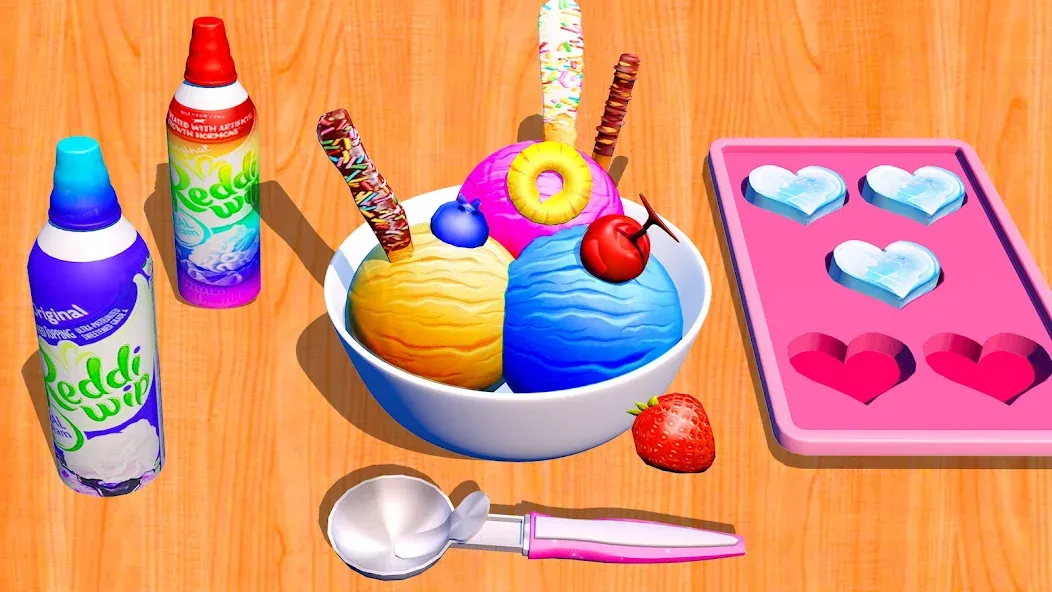 Ice Cream Games: Rainbow Maker (Айс Крем Геймс)  [МОД Menu] Screenshot 1