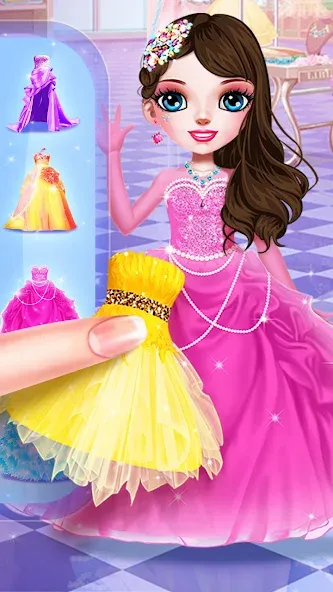 Princess Makeup Salon  [МОД Бесконечные монеты] Screenshot 3