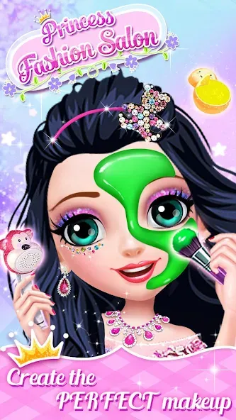 Princess Makeup Salon  [МОД Бесконечные монеты] Screenshot 5