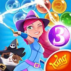 Взломанная Bubble Witch 3 Saga (Бабл Витч 3 Сага)  [МОД Много монет] - последняя версия apk на Андроид