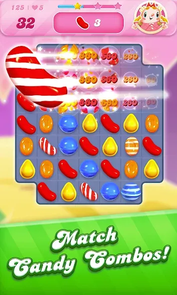 Candy Crush Saga (Кенди Краш Сага)  [МОД Unlocked] Screenshot 2