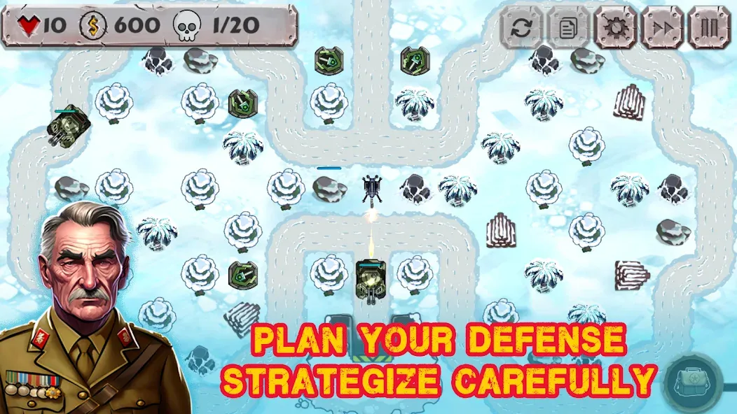 Battle Strategy: Tower Defense  [МОД Все открыто] Screenshot 1