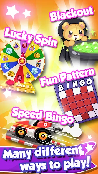 Bingo PartyLand 2: Bingo Games (Бинго Патиленд 2)  [МОД Меню] Screenshot 3