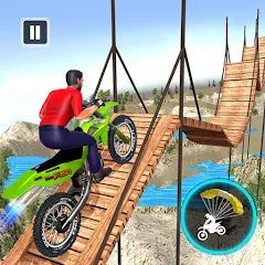 Взлом Bike Stunt Game: Tricks Master  [МОД Бесконечные деньги] - полная версия apk на Андроид