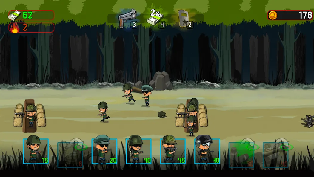 Army War: Military Troop Games  [МОД Бесконечные деньги] Screenshot 3