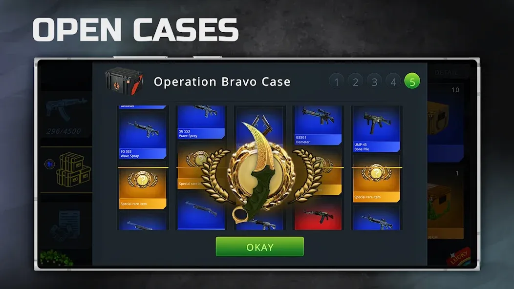 Case Chase: Simulator for CSGO  [МОД Menu] Screenshot 3