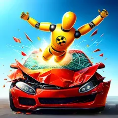 Взломанная Realistic Car Crash Simulator (Реалистичный симулятор автокатастроф)  [МОД Бесконечные деньги] - последняя версия apk на Андроид