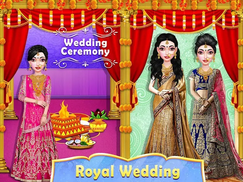 Wedding Fashion Indian 2024 (Стилист моды индийской свадьбы)  [МОД Много денег] Screenshot 2