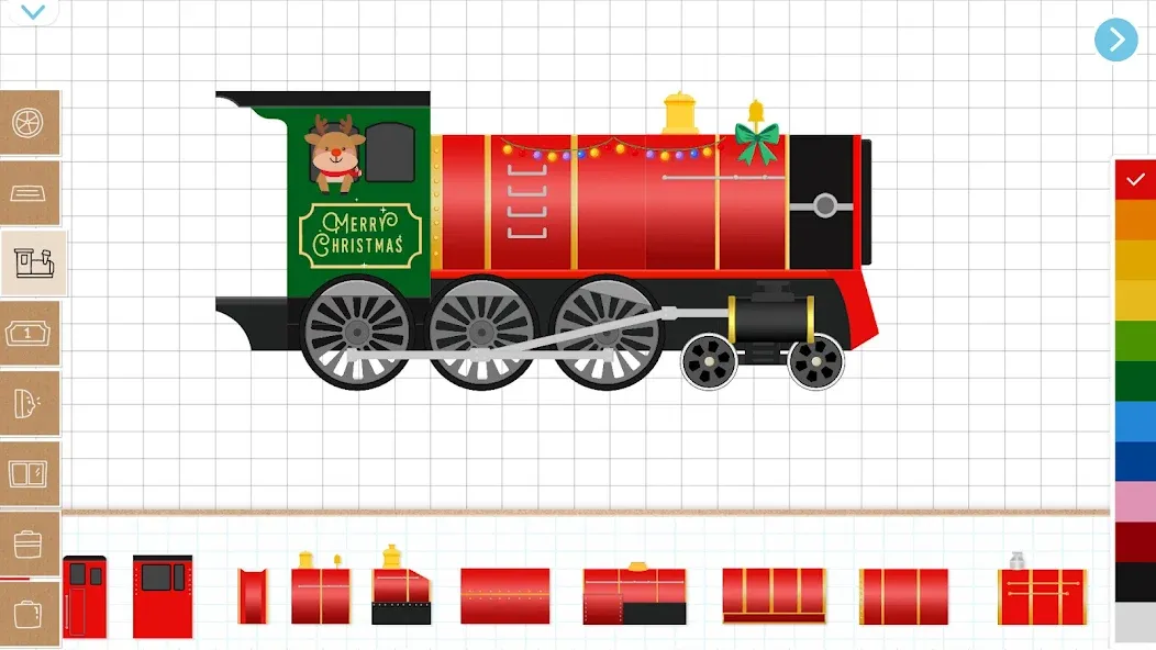 Christmas Train Game For Kids  [МОД Много монет] Screenshot 2