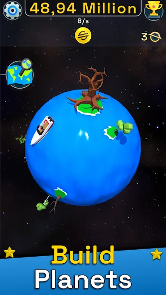 Planet Evolution: Idle Clicker (Планета Эволюция)  [МОД Unlocked] Screenshot 1