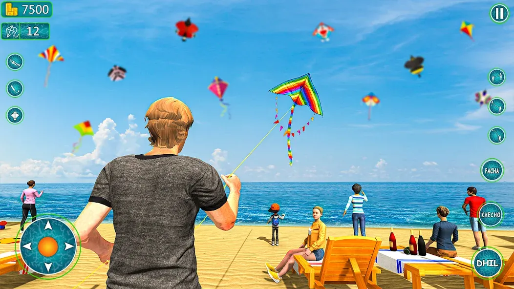 Kite Basant: Kite Flying Games  [МОД Меню] Screenshot 1