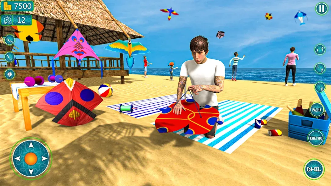 Kite Basant: Kite Flying Games  [МОД Меню] Screenshot 2