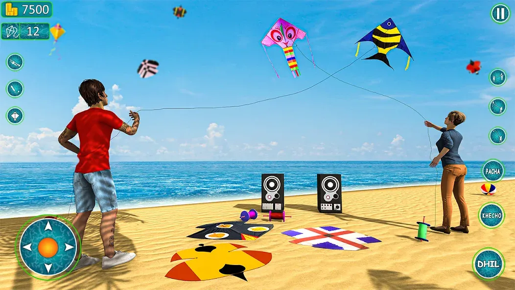 Kite Basant: Kite Flying Games  [МОД Меню] Screenshot 3