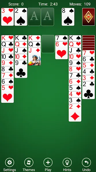 Solitaire  [МОД Много монет] Screenshot 1