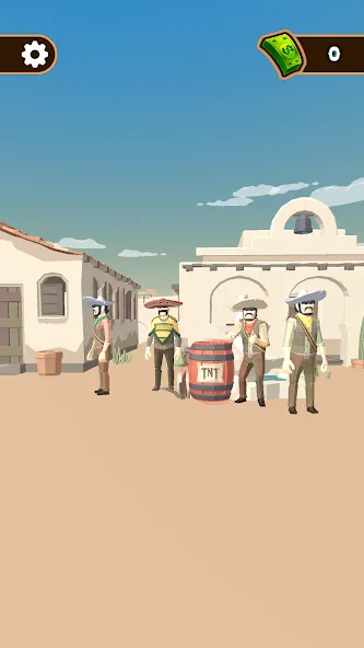 Western Cowboy: Shooting Game (Вестерн Каубой)  [МОД Много монет] Screenshot 2