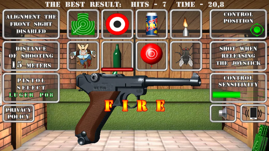 Pistol shooting. Desert Eagle (Пистолет стрельбы симулятор)  [МОД Mega Pack] Screenshot 3