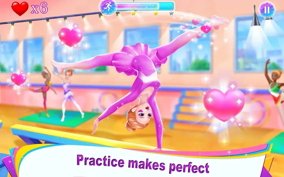 Gymnastics Queen (Джимнастикс Квин)  [МОД Меню] Screenshot 4