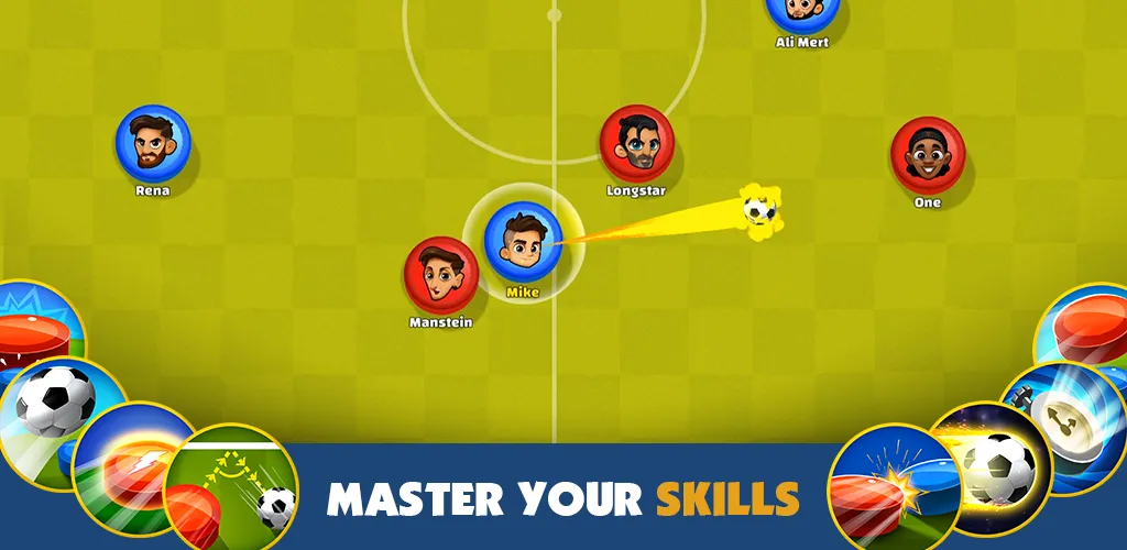 Super Soccer 3v3 (Online) (упер футбол 3 на 3)  [МОД Меню] Screenshot 2