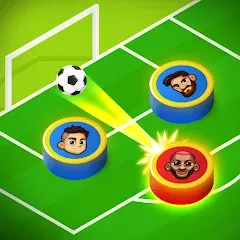 Скачать взломанную Super Soccer 3v3 (Online) (упер футбол 3 на 3)  [МОД Меню] - полная версия apk на Андроид